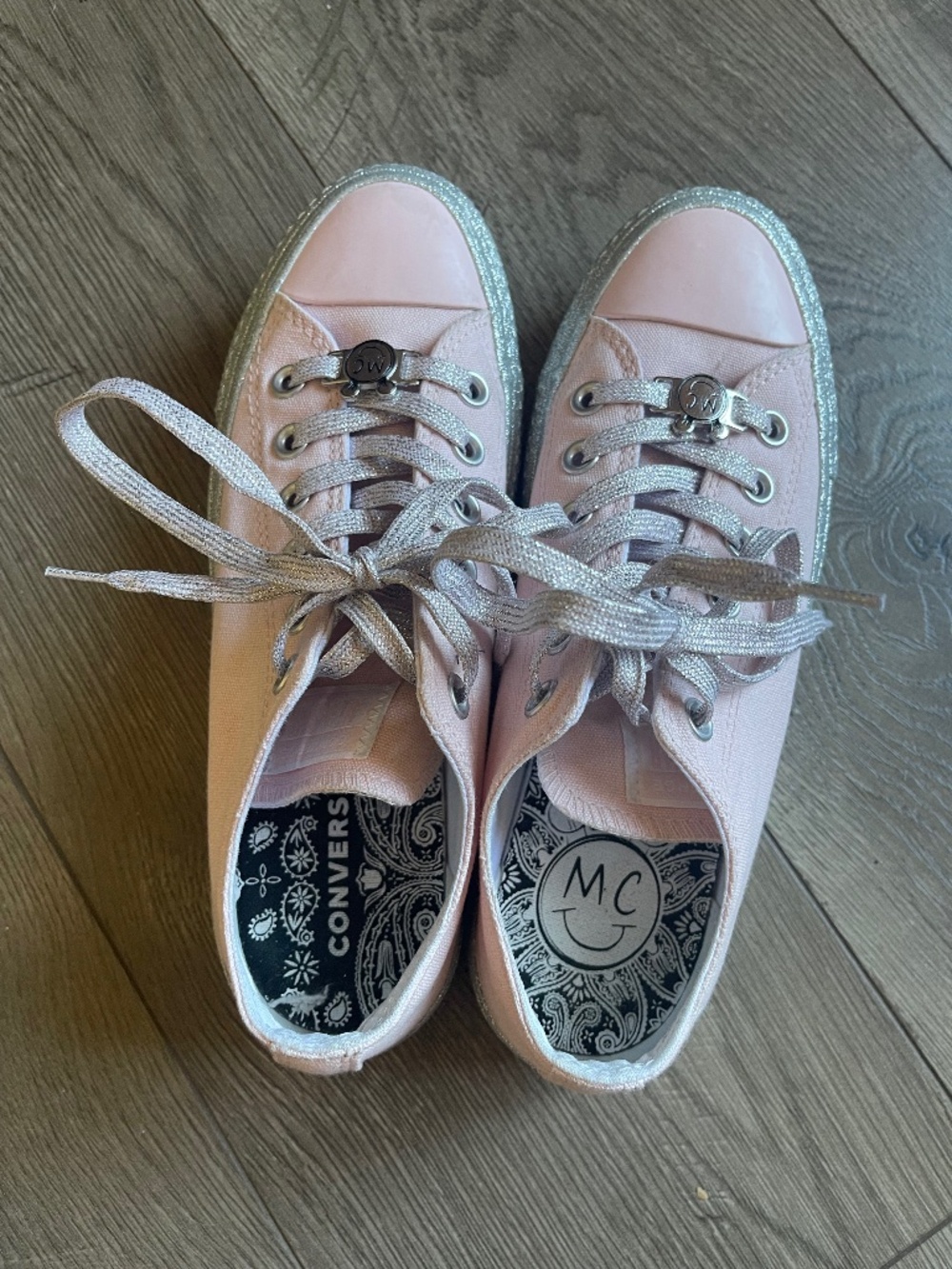 Converse X Miley Cirus CTAS Lift Pink Platform Sneakers